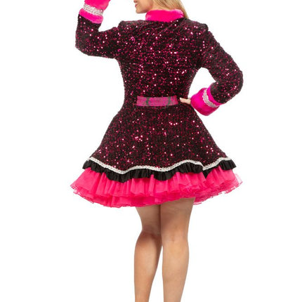 Wilbers & Wilbers Luxe Carnavalsjas Pailletten Roze Dames