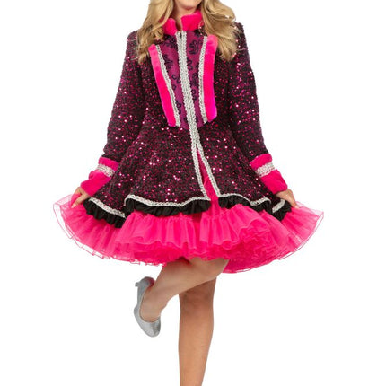 Wilbers & Wilbers Luxe Carnavalsjas Pailletten Roze Dames