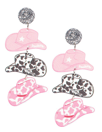 Wilbers & Wilbers Oorbellen Cowboy Hoeden