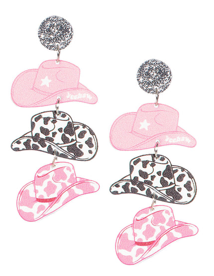 Wilbers & Wilbers Oorbellen Cowboy Hoeden