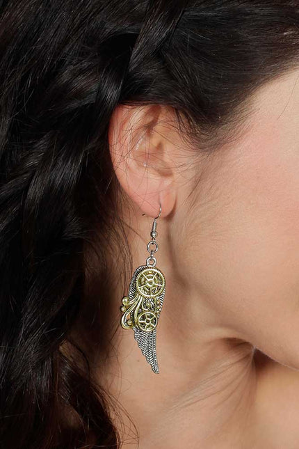 Wilbers & Wilbers Oorbellen Vleugels Steampunk