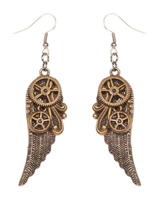 Wilbers & Wilbers Oorbellen Vleugels Steampunk