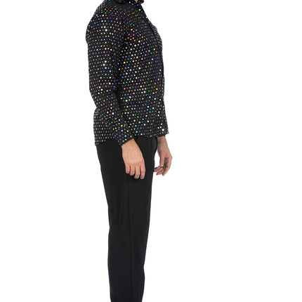 Wilbers & Wilbers Party Blouse Disco Zwart
