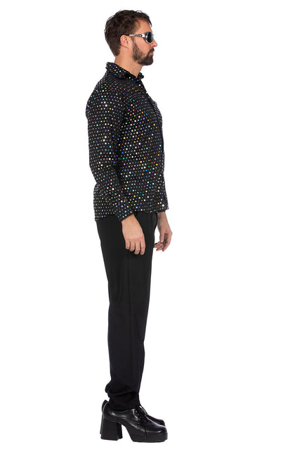 Wilbers & Wilbers Party Blouse Disco Zwart