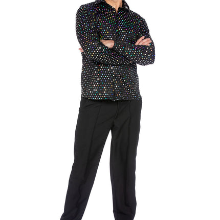 Wilbers & Wilbers Party Blouse Disco Zwart