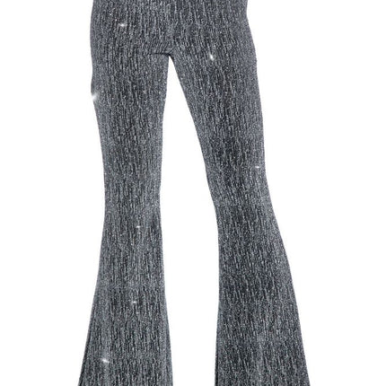 Wilbers & Wilbers Party Glitter Broek Flared Kinderen Zilver