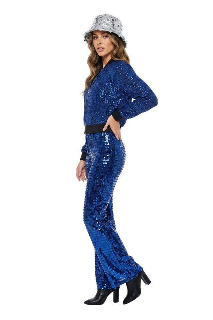 Wilbers & Wilbers Party Glitter Jasje Blauw
