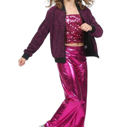 Wilbers & Wilbers Party Glitter Jasje Roze Meisjes