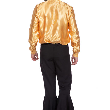 Wilbers & Wilbers Party Hemd Heren Disco Goud Deluxe