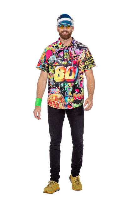 Wilbers & Wilbers Party Shirt 80's Heren