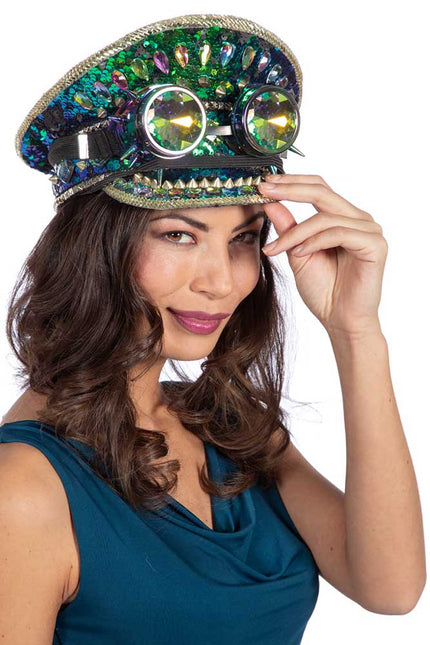 Wilbers & Wilbers Pet Burning Man Met Stenen en Bril Blauw/Groen