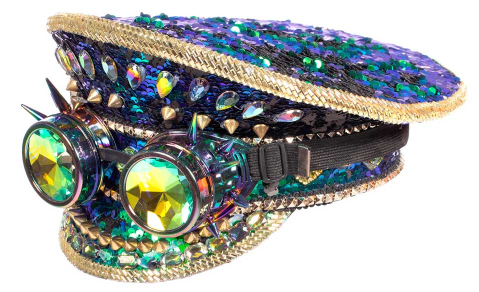 Wilbers & Wilbers Pet Burning Man Met Stenen en Bril Blauw/Groen