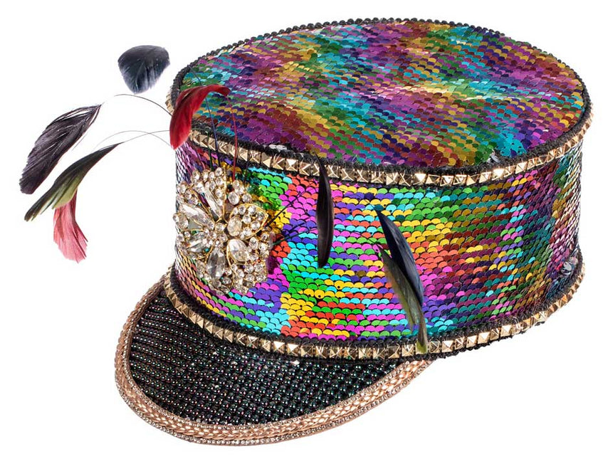 Wilbers & Wilbers Pet Burning Man regenboog met veren