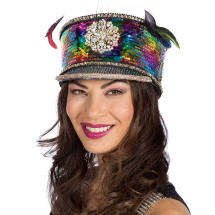 Wilbers & Wilbers Pet Burning Man regenboog met veren