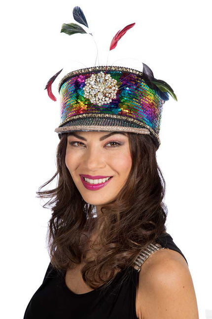 Wilbers & Wilbers Pet Burning Man regenboog met veren