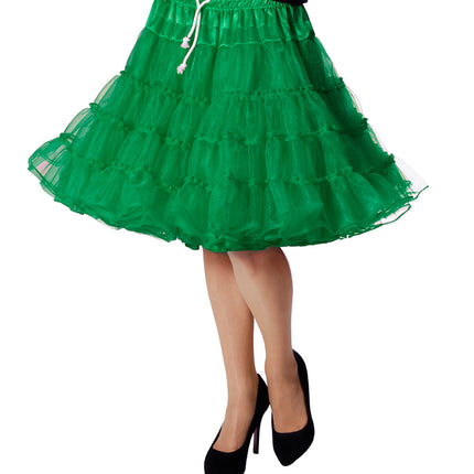 Wilbers & Wilbers Petticoat Luxe Knielang Groen