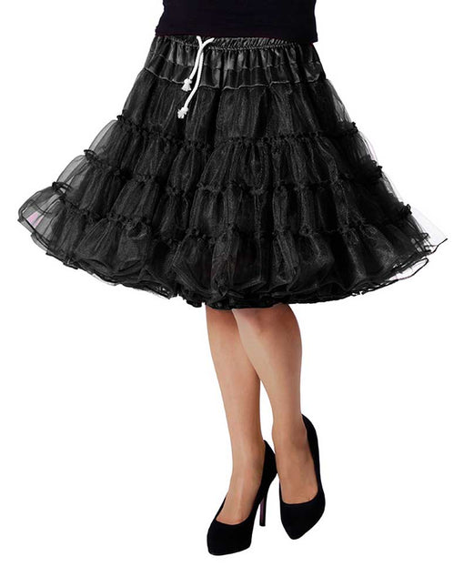 Wilbers & Wilbers Petticoat Luxe Knielang Zwart