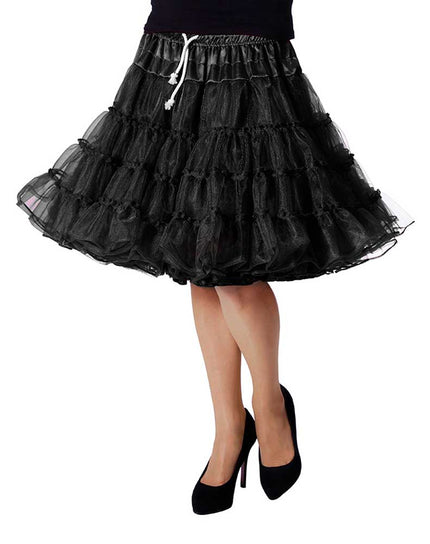 Wilbers & Wilbers Petticoat Luxe Knielang Zwart