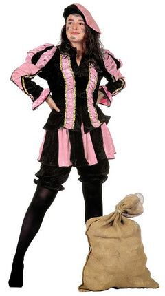 Wilbers & Wilbers Pietenpak Dames Roze Zwart