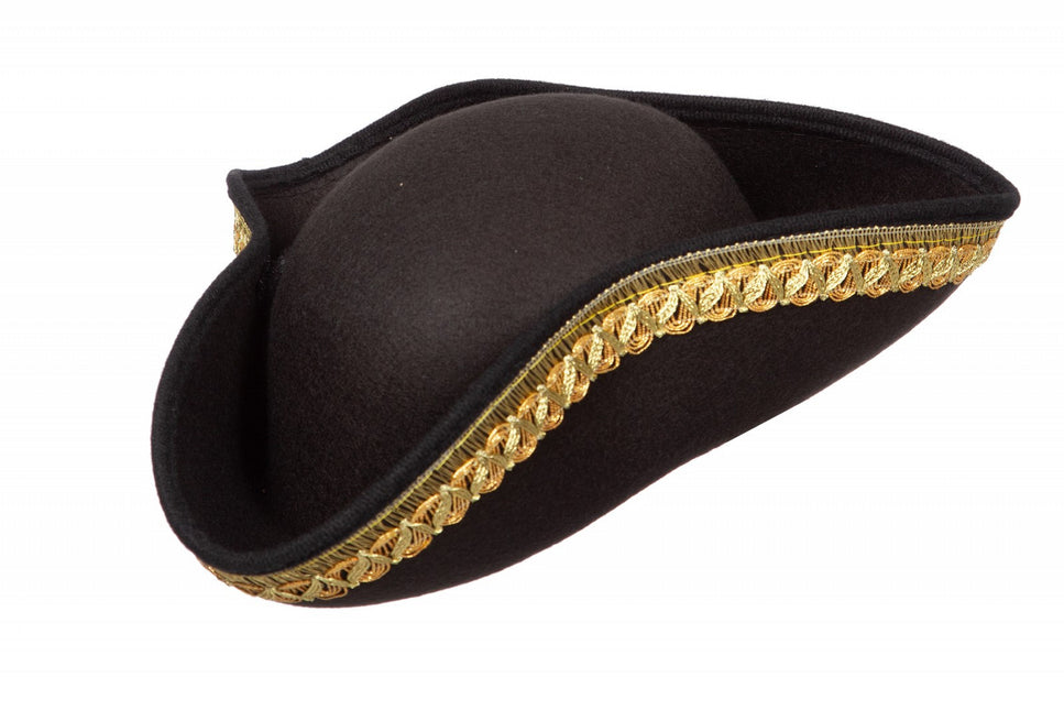 Wilbers & Wilbers Piraten Hoed Driesteek Met Goudband