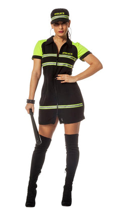 Wilbers & Wilbers Politie Jurkje Dames (zwart/geel)