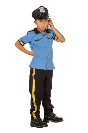 Wilbers & Wilbers Politie Kostuum Blauw Jongen