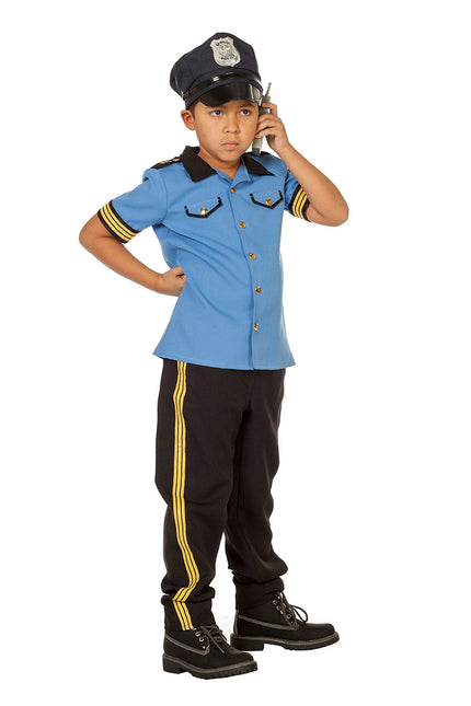 Wilbers & Wilbers Politie Kostuum Blauw Jongen