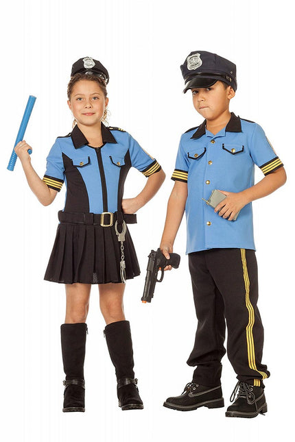 Wilbers & Wilbers Politie Kostuum Blauw Jongen