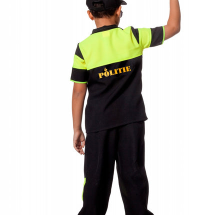 Wilbers & Wilbers Politie Kostuum Jongen Geel Zwart