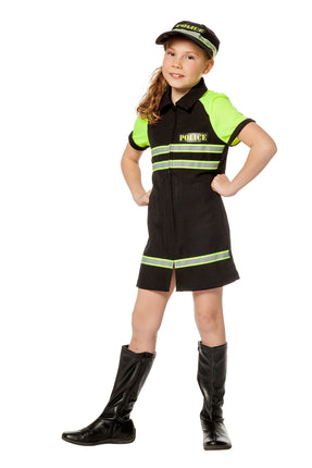 Wilbers & Wilbers Politie Meisje (zwart/geel)