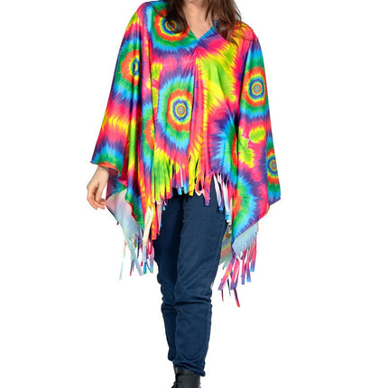 Wilbers & Wilbers Poncho Hippie Tie Dye
