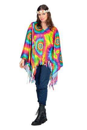 Wilbers & Wilbers Poncho Hippie Tie Dye