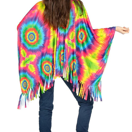 Wilbers & Wilbers Poncho Hippie Tie Dye