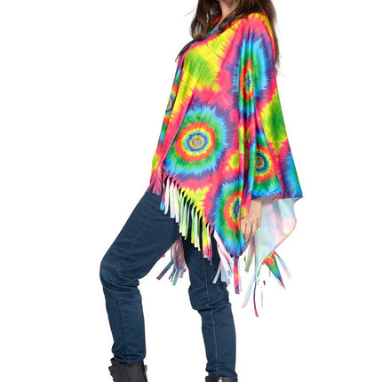 Wilbers & Wilbers Poncho Hippie Tie Dye