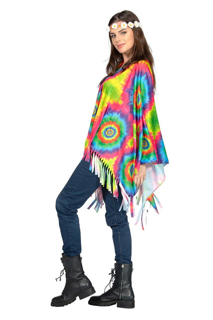Wilbers & Wilbers Poncho Hippie Tie Dye