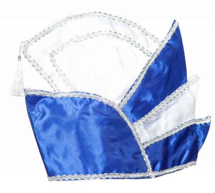 Wilbers & Wilbers Prinsenmuts Luxe Blauw/Wit