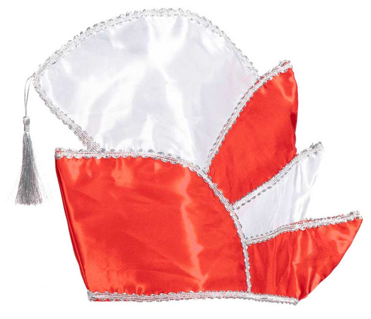 Wilbers & Wilbers Prinsenmuts Luxe Rood/Wit