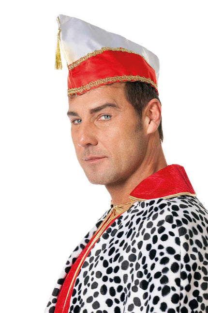 Wilbers & Wilbers Prinsenmuts Rood/Wit