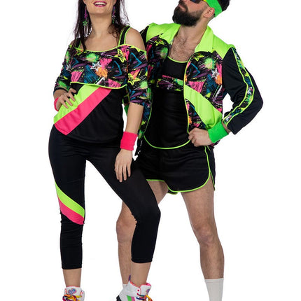 Wilbers & Wilbers Retro Aerobic Fitness Outfit Dames