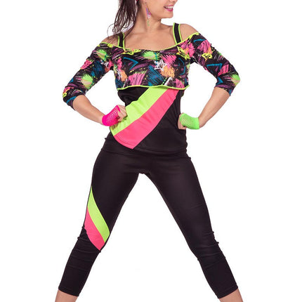 Wilbers & Wilbers Retro Aerobic Fitness Outfit Dames