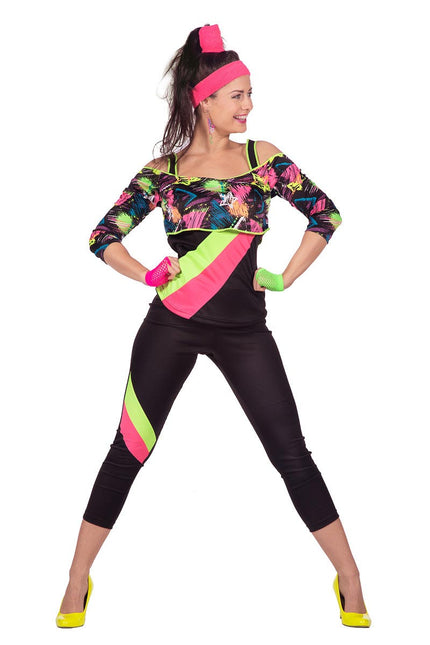 Wilbers & Wilbers Retro Aerobic Fitness Outfit Dames