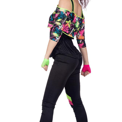 Wilbers & Wilbers Retro Aerobic Fitness Outfit Dames