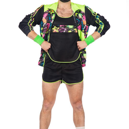 Wilbers & Wilbers Retro Aerobic Fitness Outfit Heren