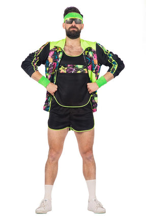 Wilbers & Wilbers Retro Aerobic Fitness Outfit Heren
