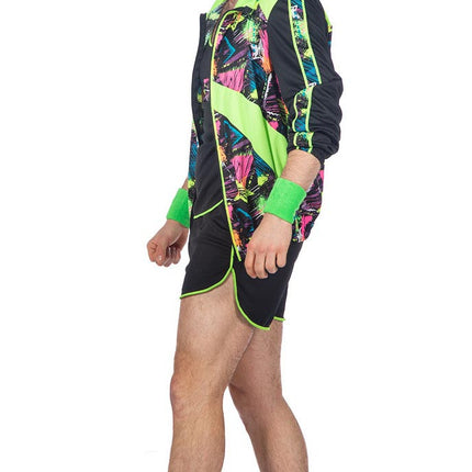 Wilbers & Wilbers Retro Aerobic Fitness Outfit Heren