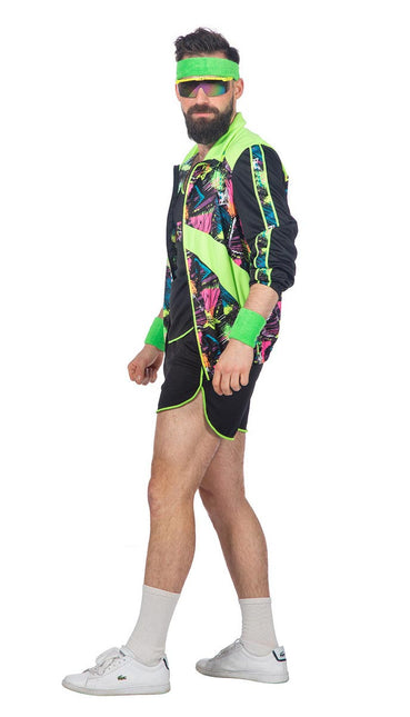 Wilbers & Wilbers Retro Aerobic Fitness Outfit Heren