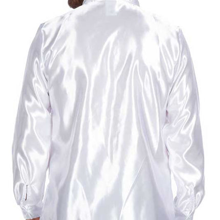 Wilbers & Wilbers Rouches Overhemd Satijn Wit