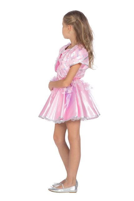 Wilbers & Wilbers Roze Fee Jurkje Bloemetjes Meisjes