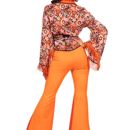 Wilbers & Wilbers Seventies Outfit Dames Oranje
