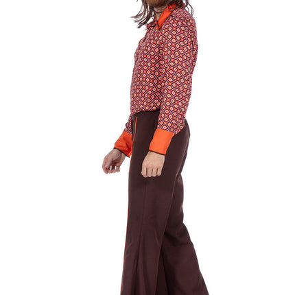 Wilbers & Wilbers Seventies Outfit Heren Oranje